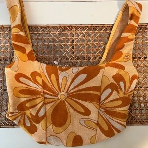 Zara Jacquard crop top